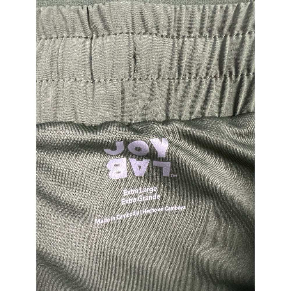 Joy Lab Athletic Shorts Womens XL Green Pull On Elastic Waist Polyester Blend - Picture 10 of 13